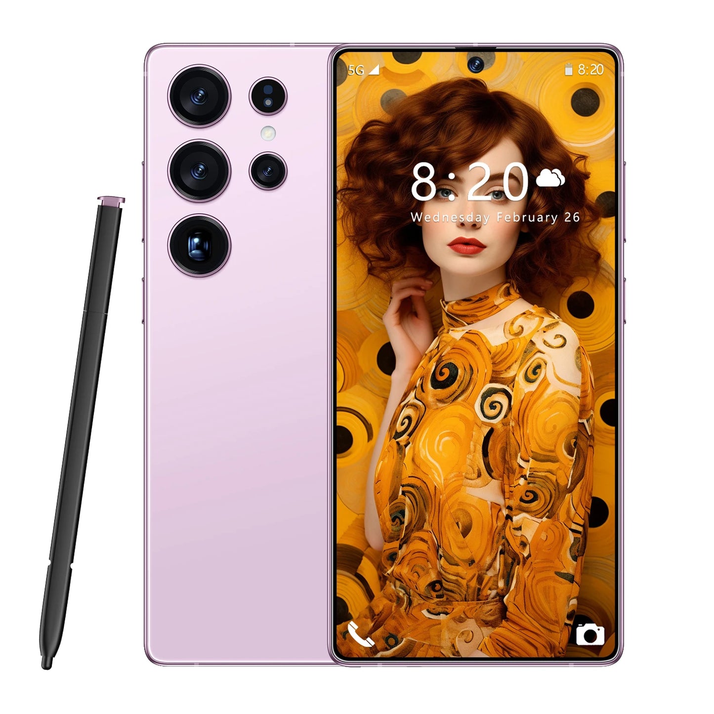 Original S25 Ultra 7.3 Full Screen Android 5G Smartphone 12GB+512GB Global Version GPS HD Screen 108MP CDMA LTE Mobile Phones