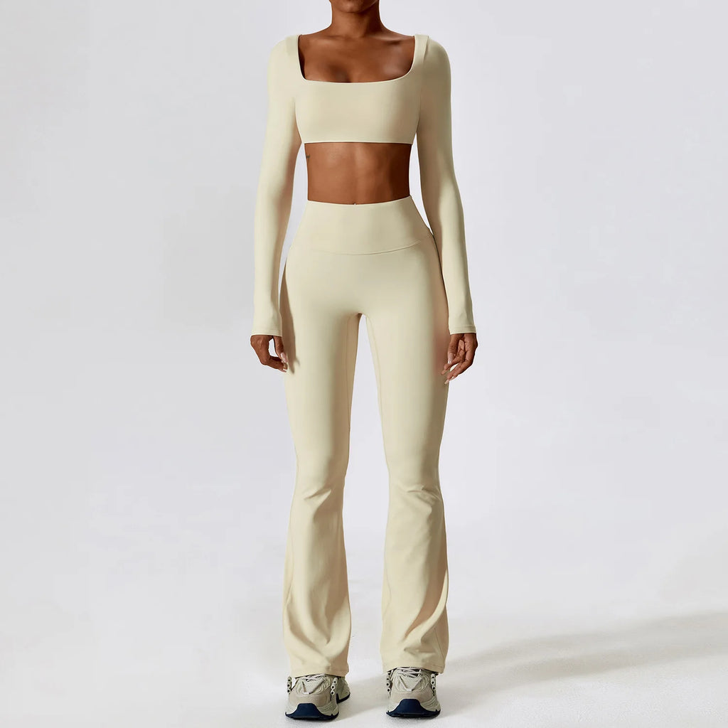 Women's 2-Piece Workout Set - Gym & Yoga Activewear