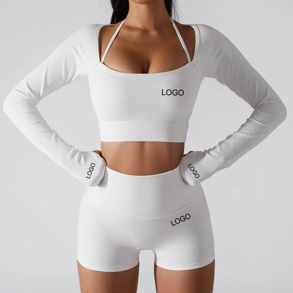 Custom Women's 2-Piece Workout Set - Gym Shirt & Sports Shorts