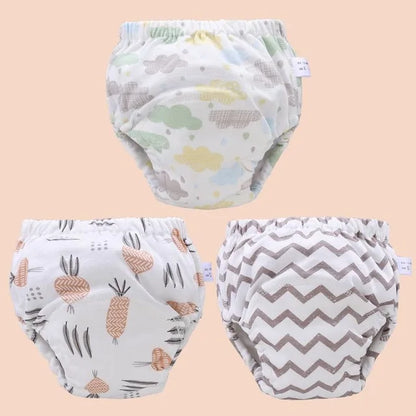 Baby Reusable Diapers Panties Potty Training Pants For Children