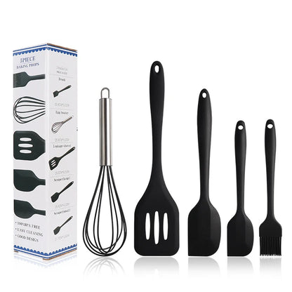 SYX 5-Piece Customizable Silicone Spatula Set