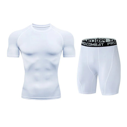 Men's Performance Sportswear Set (Short Sleeve Shirt & Shorts)
