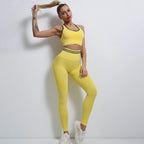 Racerback Sports Bra & Butt-Lifting Shorts Set