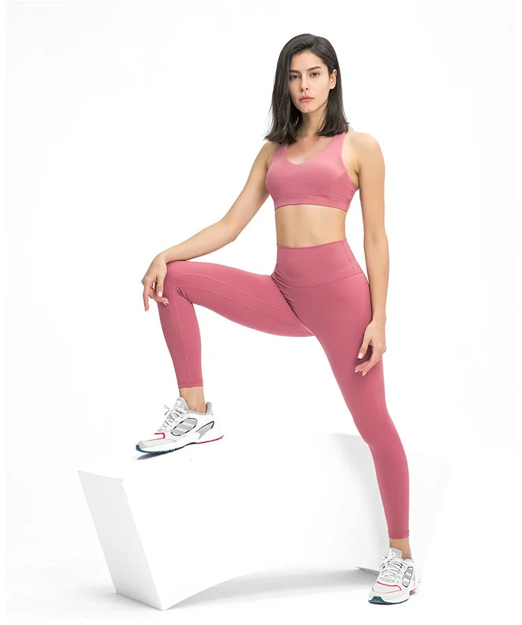 DL064 Women's High-Performance Fitness Leggings