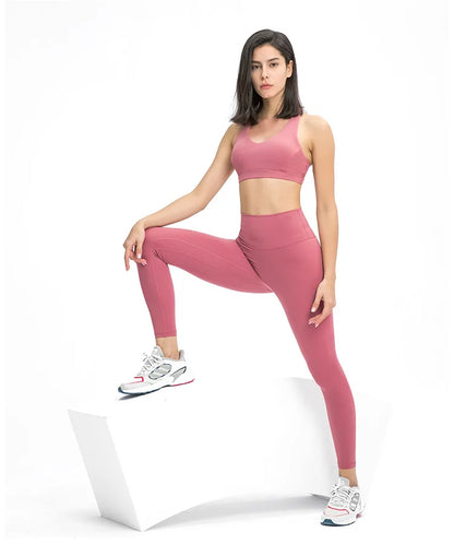 DL064 Women's High-Performance Fitness Leggings