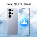 2025 Online Retailer Ultra Original Unlock 7.3 Inch 12GB+512GB Android 5G Smartphone S25 S-Pen 4G 5G WIFI Mobile Phones 8000mAh