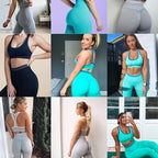 Racerback Sports Bra & Butt-Lifting Shorts Set