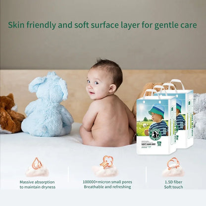 38 Pcs 1 Pack Eco Comfort Newborn Disposable Diapers -  Baby Diapers With Size Options Christmas, Halloween, Thanksgiving Gifts