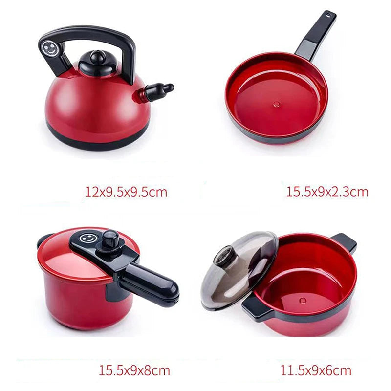 Kids Pretend Play Kitchen Toys Simulation Food