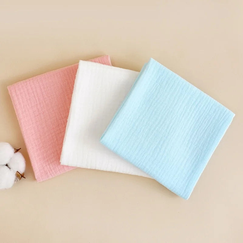 10pcs Reusable Baby Diaper Ecological Cotton Soft Gauze Diapers For Babies Double Layers Newborn Changing Nappies