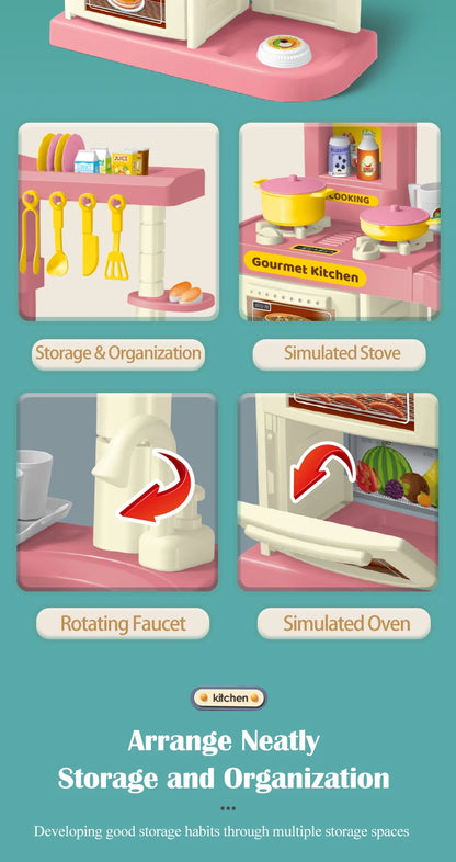 Kids Play Kitchen Accessories Playset