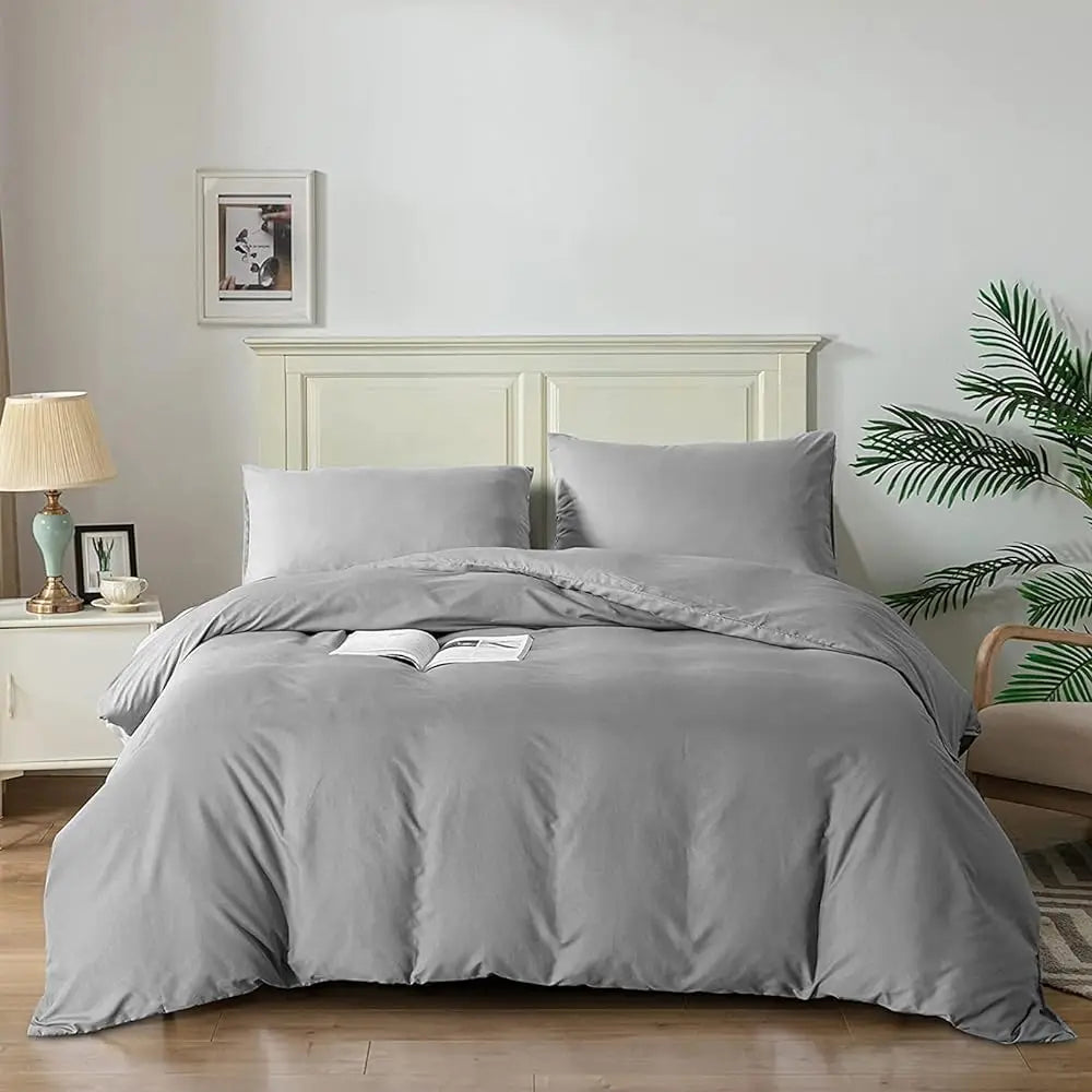 Good Nite  Duvet Cover Set - Soft Microfiber Bedding with Pillowcases, Breathable Quilt Cover