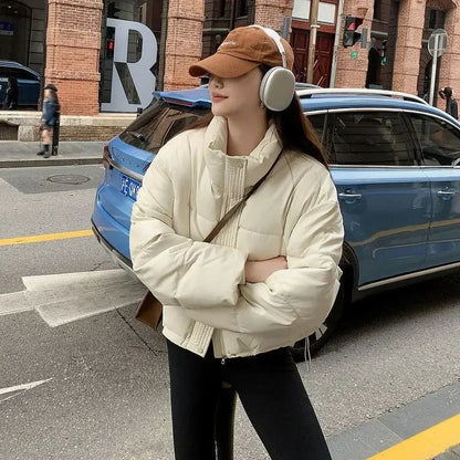 Loose Casual Parkas Woman