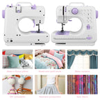 NENG 505A Portable Sewing Machine with 12 Stitches | Electric &amp; Battery Powered