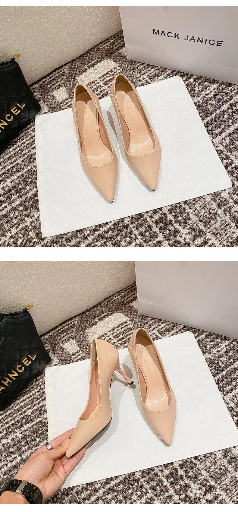 Women's Elegant Pointed-Toe Slingback Pump
