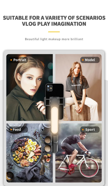 Gimbal Stabilizer For iPhone Android Cell Mobile Phone