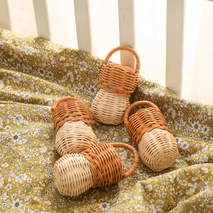 Baby Toys &nbsp;Rattan Pine Bell &nbsp;Wooden Rattan Toys