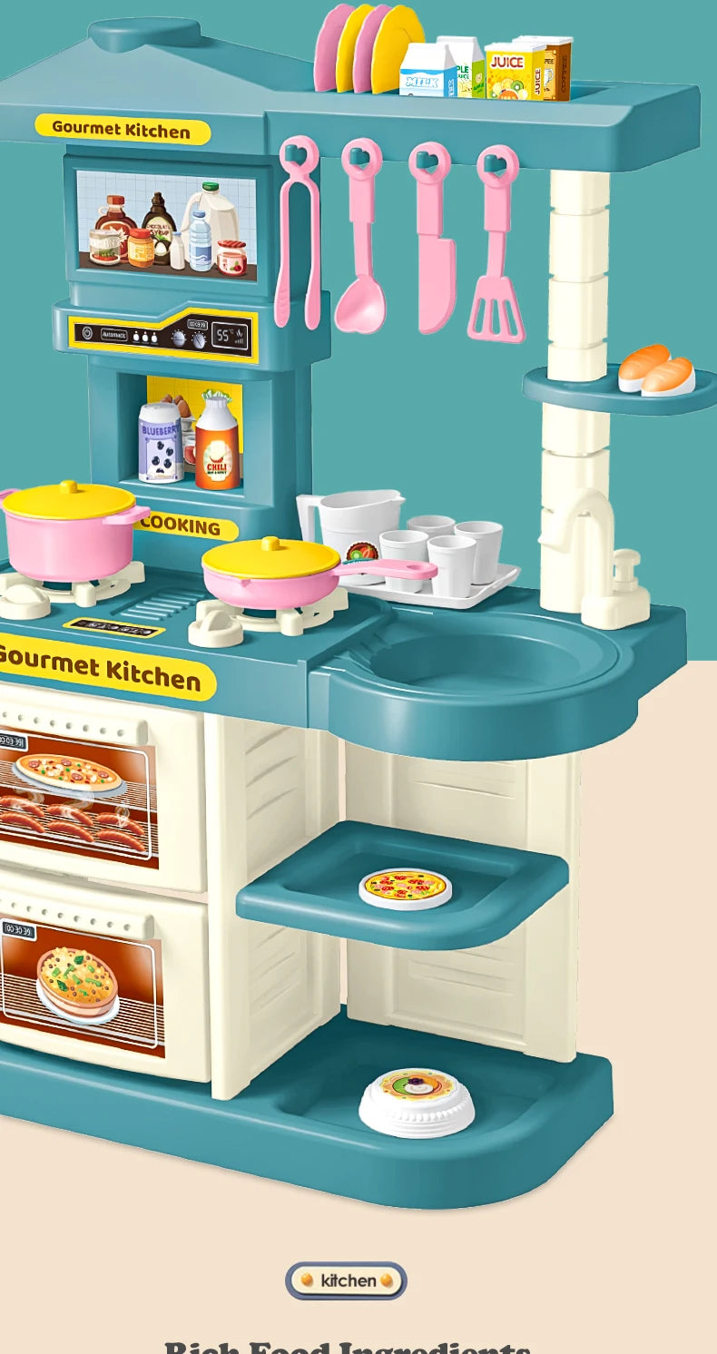 Kids Play Kitchen Accessories Playset