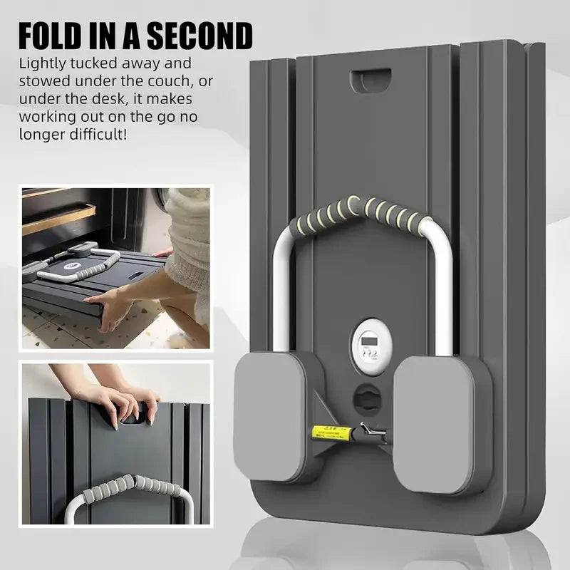 Foldable storage solution with handles, shown being folded and unfolded.