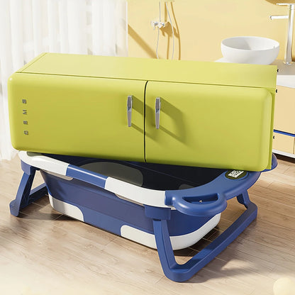 Portable Collapsible Baby Bathtub with Thermometer