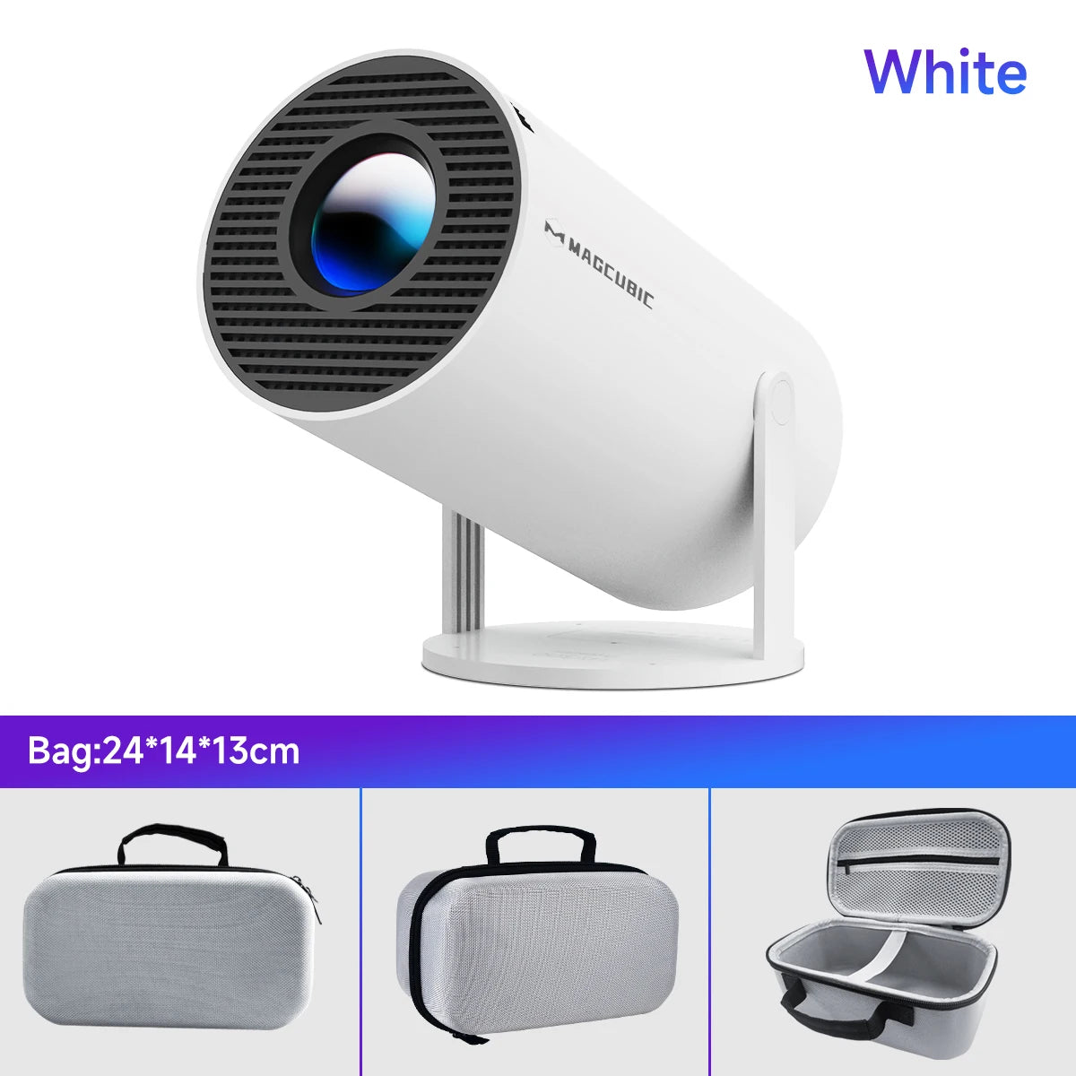 Magcubic Projector Android 11 4K 1280*720P HY300 Pro + Dual Wifi