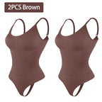 Full Body Shaper | All-in-One Slimming Bodysuit with Thong Back