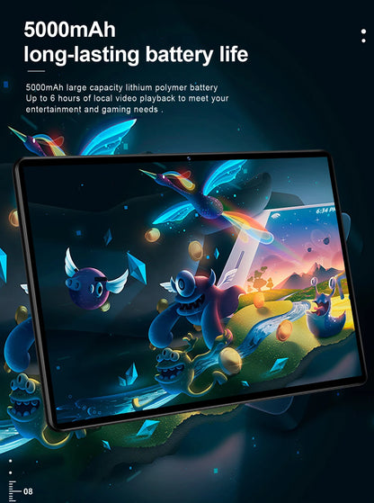 10.1 Inch Tablet Android 11 &nbsp;6GB RAM 128GB ROM 3G 4G