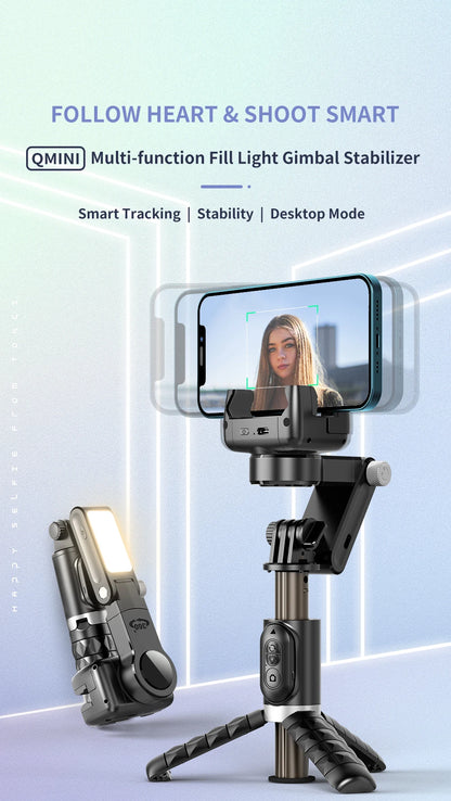 Selfie Stick Phone Gimbal Stabilizer For iPhone Android