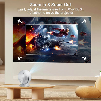 Salange 4K UHD Projector Android 11 with    WIf1 6 and Bluetooth