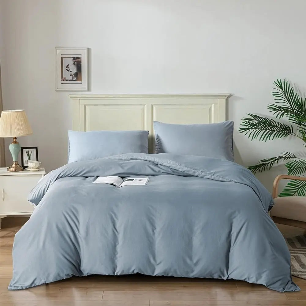 Good Nite  Duvet Cover Set - Soft Microfiber Bedding with Pillowcases, Breathable Quilt Cover