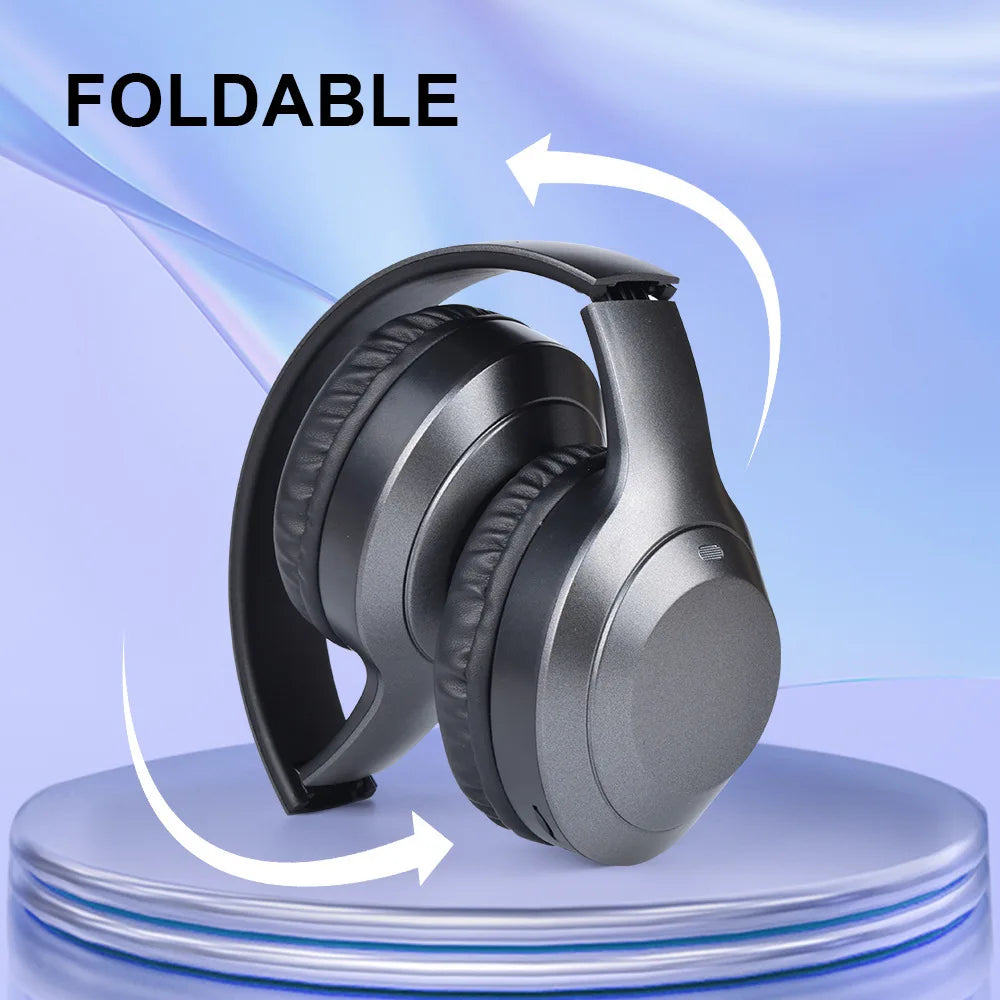 AuraWave Over-Ear Headphones - Wireless Hi-Fi for Gaming & Sports