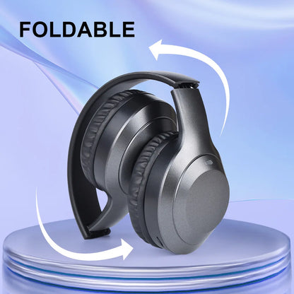 AuraWave Over-Ear Headphones - Wireless Hi-Fi for Gaming & Sports