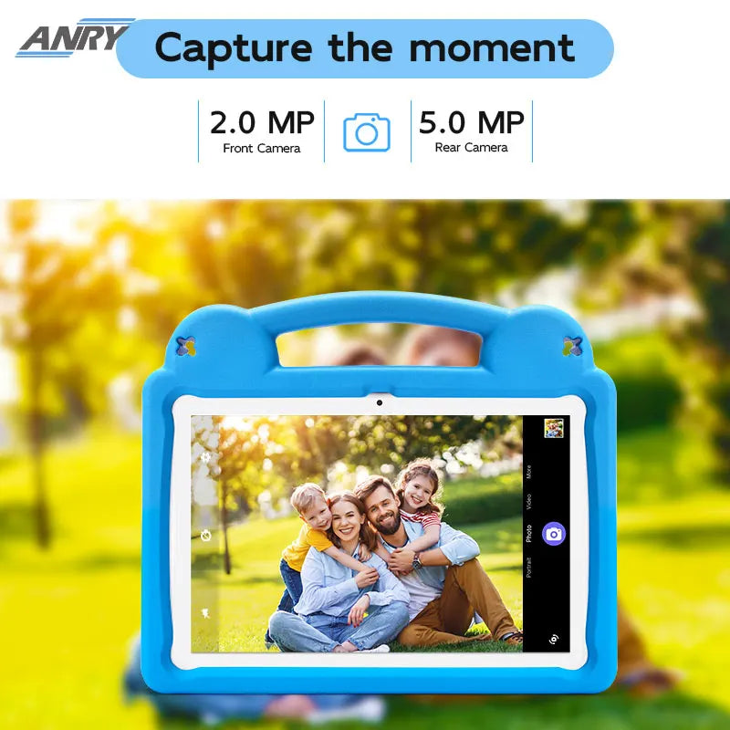 ANRY 2025 Kids Tablet Android 15 10.1 Inch A523 2.0GHZ 8GB