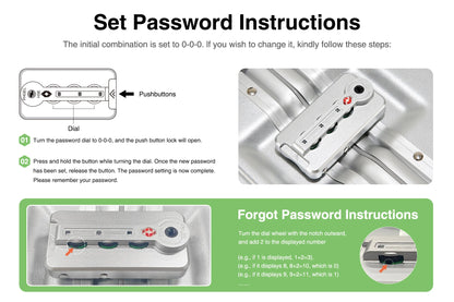 AIWEIN Aluminium Frame Suitcase PC Hard Shell