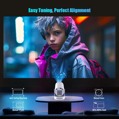 Magcubic Projector Android 11 4K 1280*720P HY300 Pro + Dual Wifi