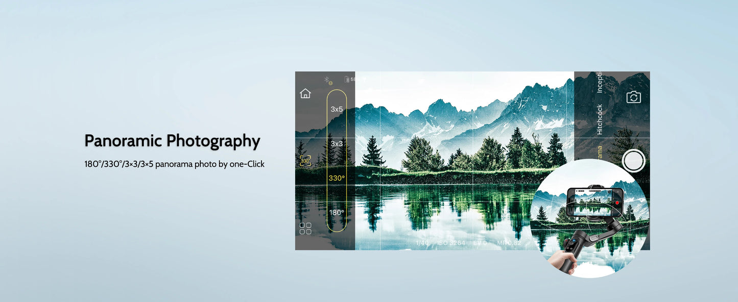 AOCHUAN Smart Phone XPro Smartphone 3 Axis Gimbal Stabilizer