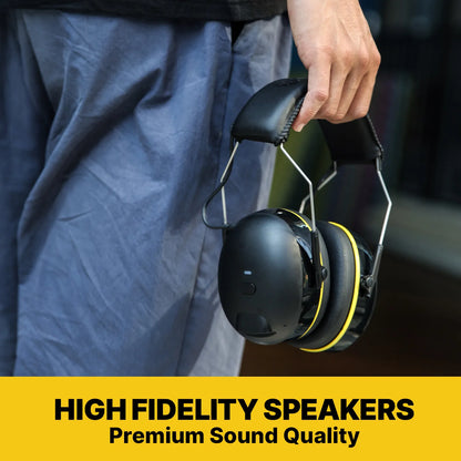 TuneGuard Pro - Bluetooth Earmuffs with Noise Reduction for Music & Safety