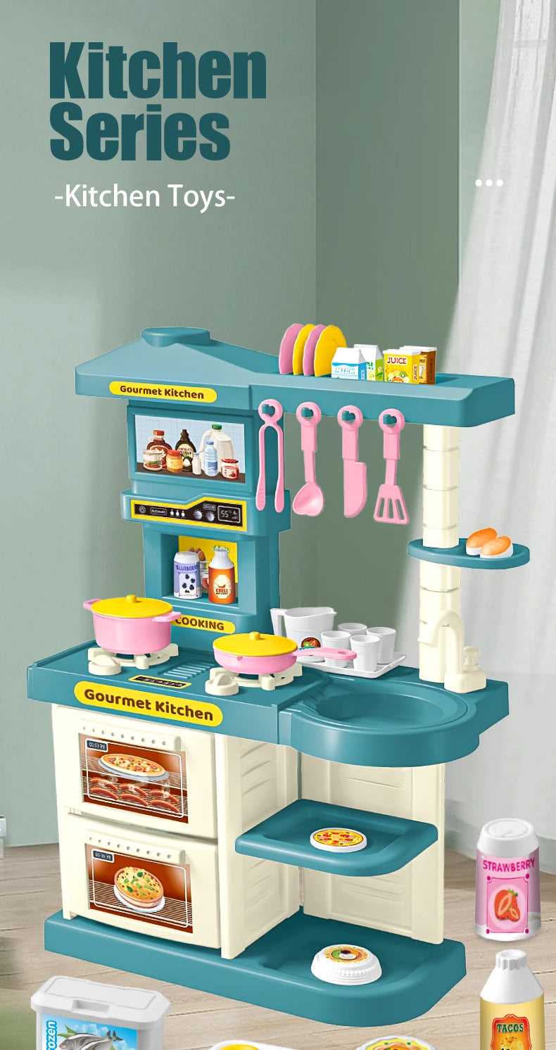 Kids Play Kitchen Accessories Playset