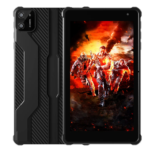 PRITOM Tablet 7" Android 14 Tablets, 8GB RAM(3+5GB Expand) 64GB ROM, A523 Octa-Core Processor, 5G WiFi+WiFi6, Dual Camera,Black