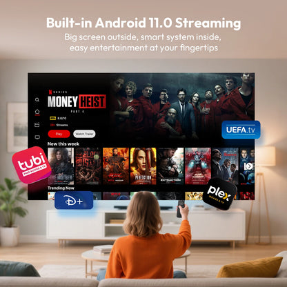 XGODY 720P Smart Projector: Your Plug-and-Play Home Cinema