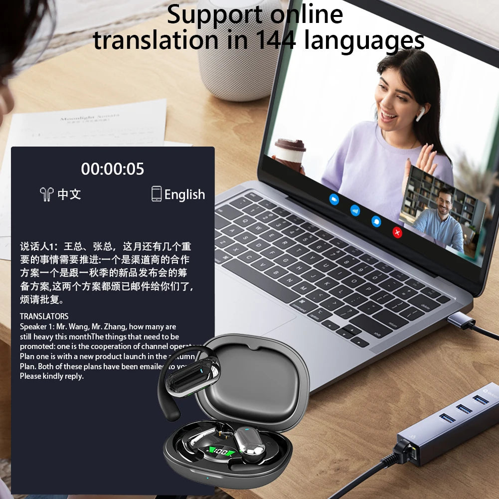 Xiaomi AI Translator Earbuds - Real-Time Voice Translation for 144 Languages