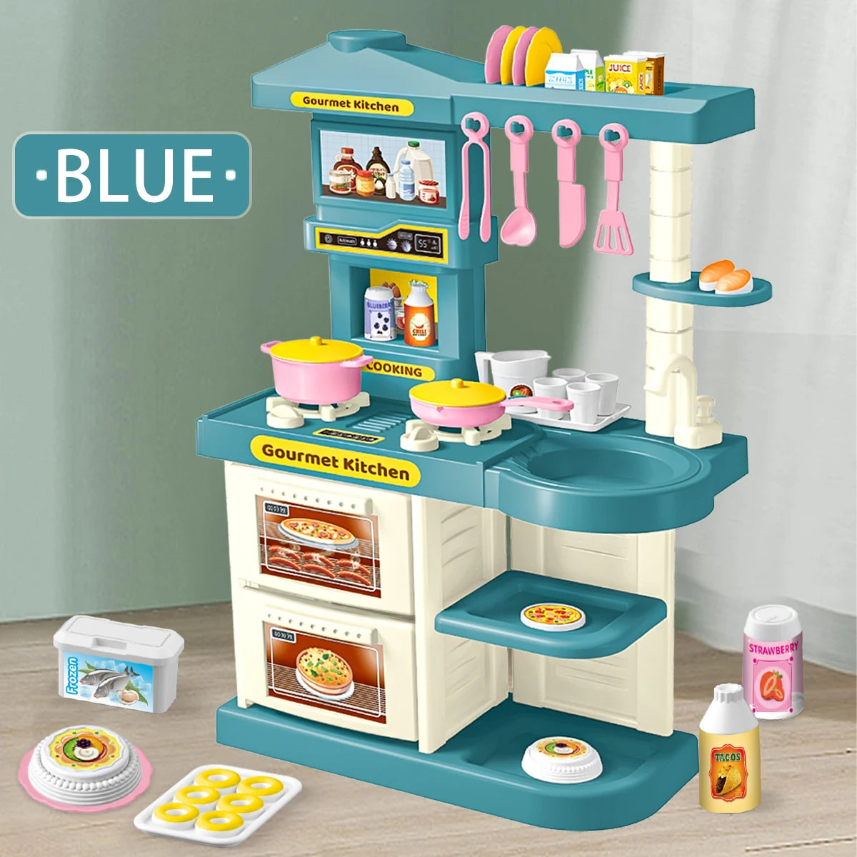 Kids Play Kitchen Accessories Playset