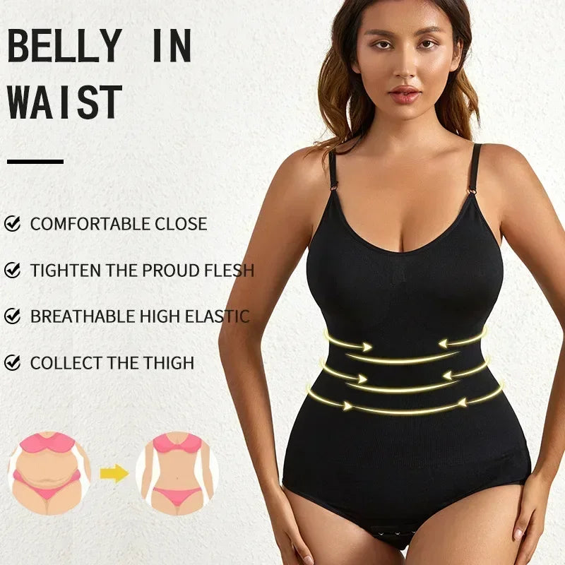 Seamless Full Body Shaper | Tummy Control &amp; Butt Lifting Bodysuit