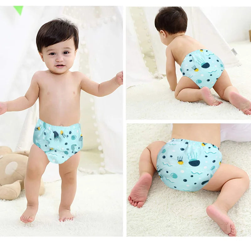 Baby Reusable Diapers Panties Potty Training Pants For Children