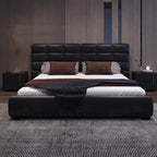 Modern Minimalist Queen Size Bed Frame with Storage
