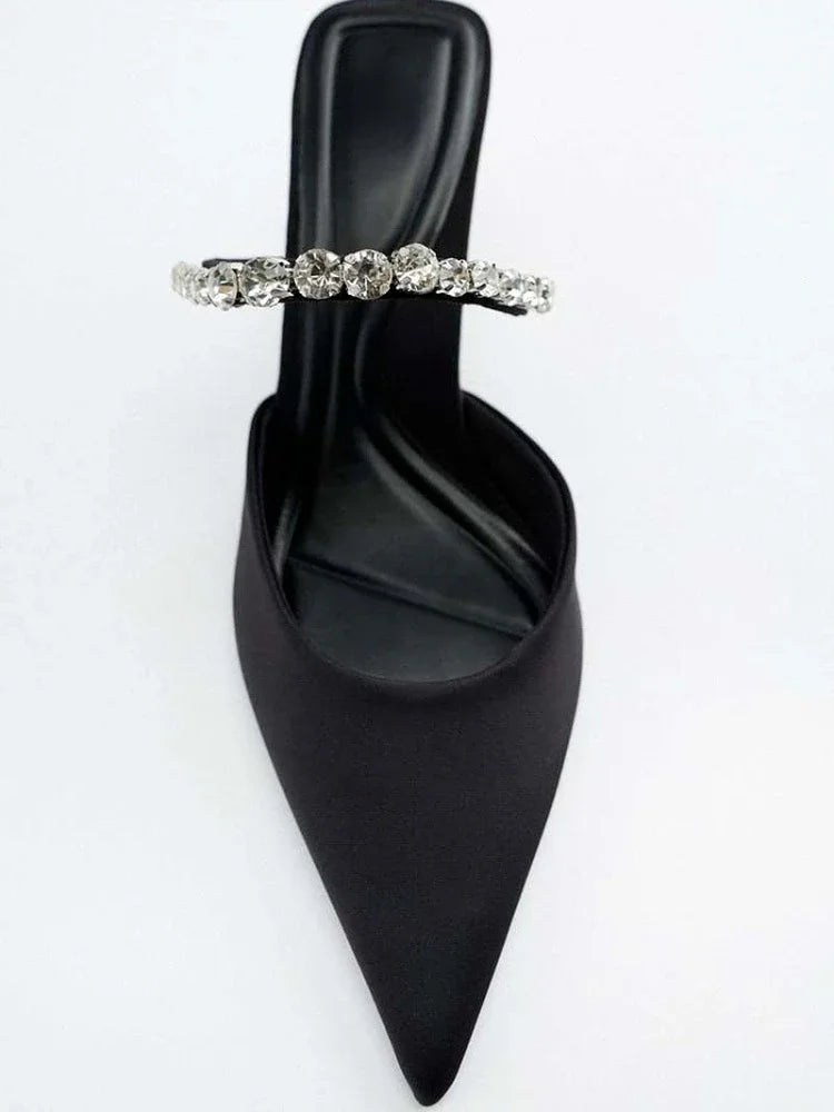 New Pointed Toe Stiletto Black Sexy