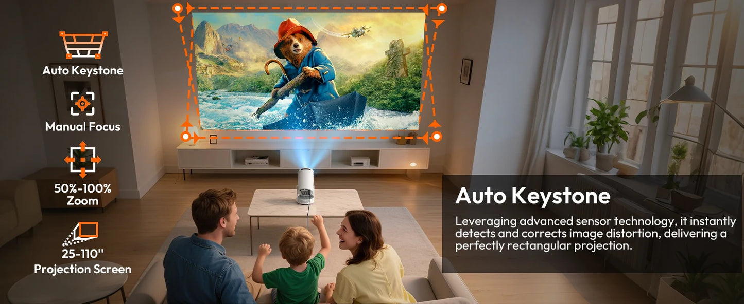 XGODY 720P Smart Projector: Your Plug-and-Play Home Cinema