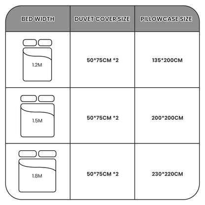 Good Nite King Duvet Cover Set - 200TC Stripe Pattern, Zipper Closure & Corner Ties