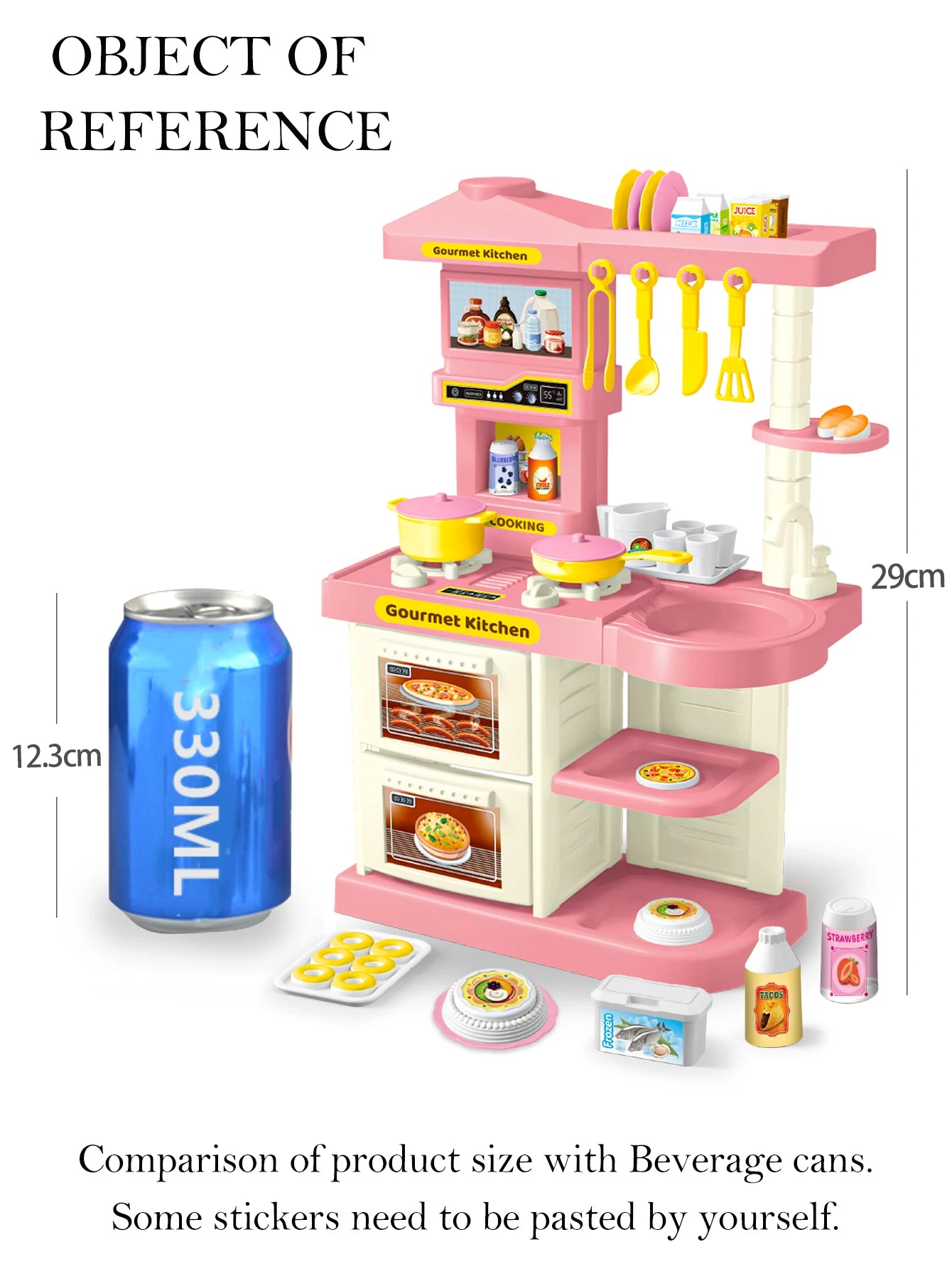 Kids Play Kitchen Accessories Playset