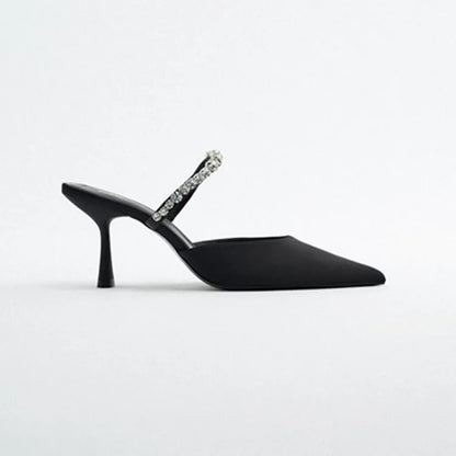New Pointed Toe Stiletto Black Sexy